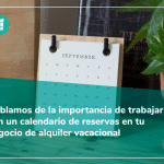 calendario de reservas de alquiler vacacional